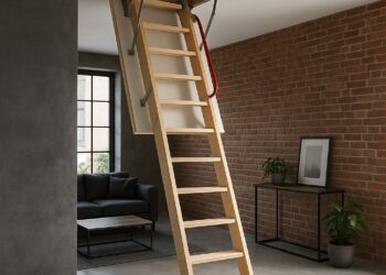 Compact loft ladder