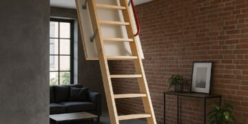 Compact loft ladder