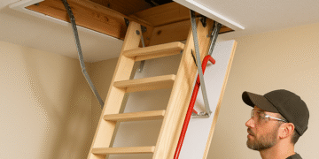 Loft ladder installation